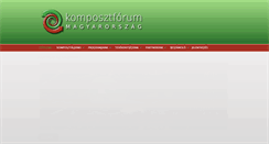 Desktop Screenshot of komposztforum.hu